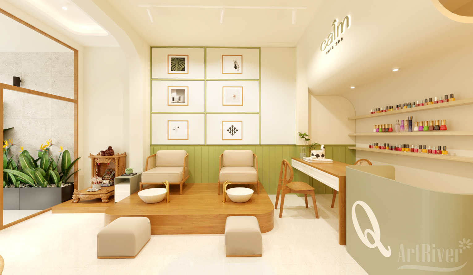 thiết kế spa