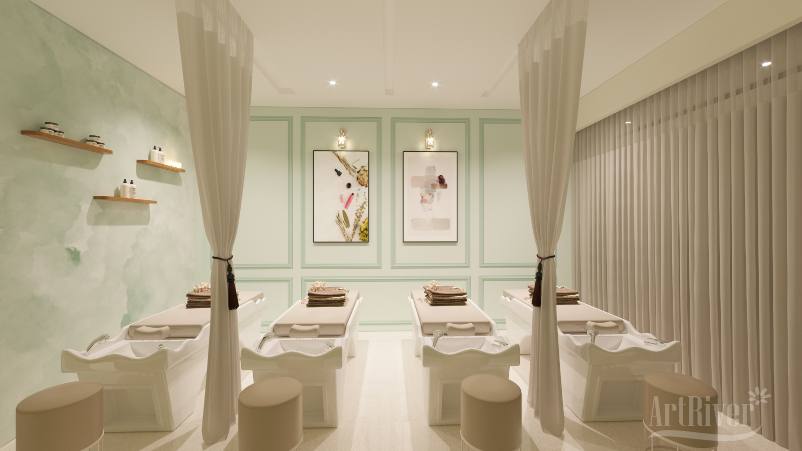 thiết kế spa