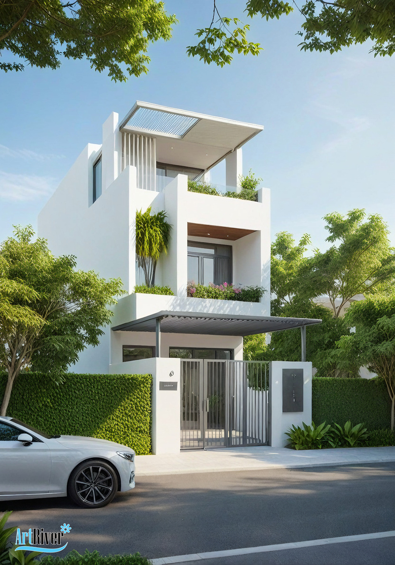 thiết kế nhà 2 tầng