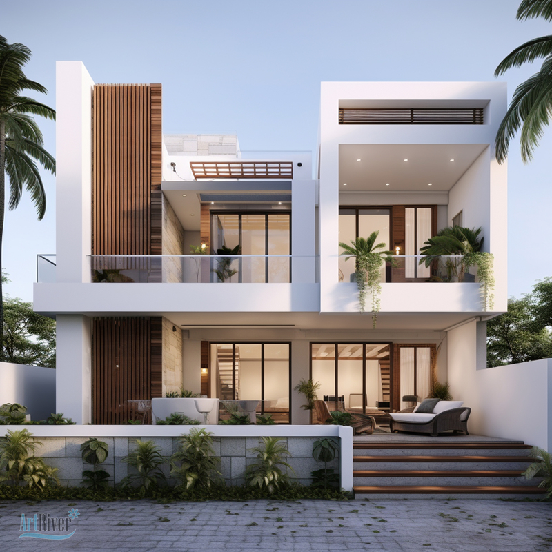 thiết kế nhà 2 tầng