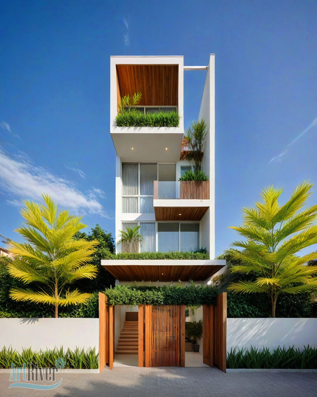 mẫu nhà 3 tầng
