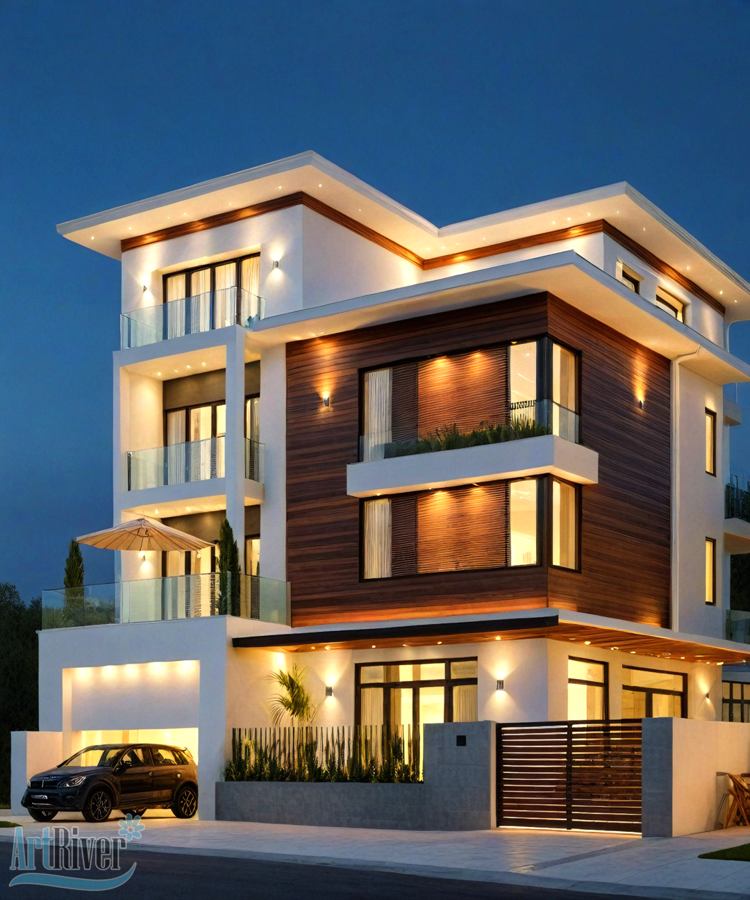 mẫu nhà 3 tầng
