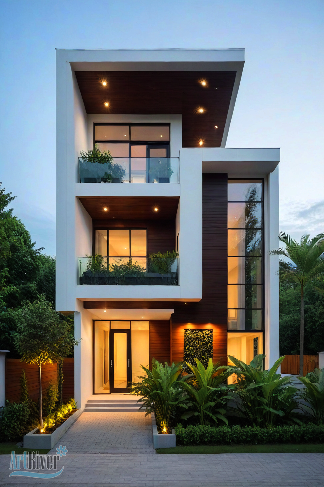 mẫu nhà 3 tầng