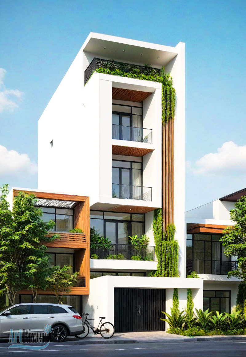 nhà 4 tầng