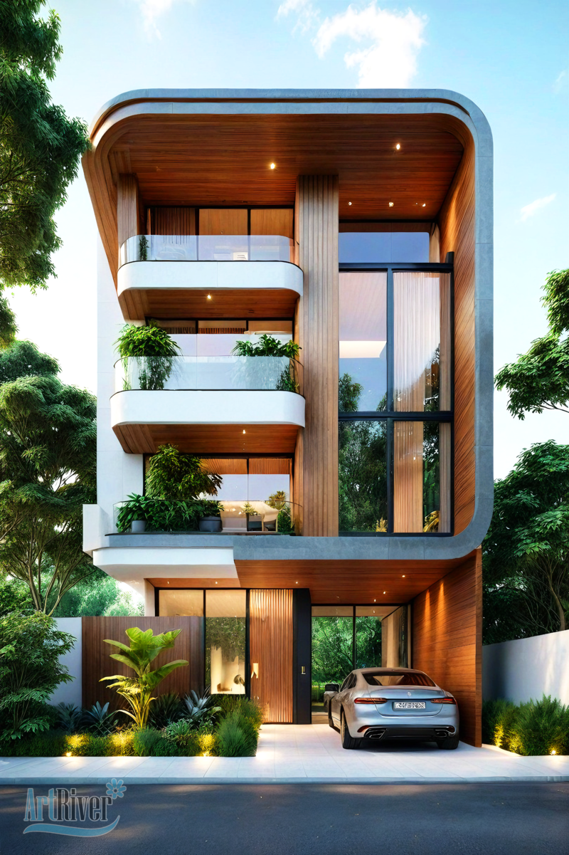 nhà 4 tầng