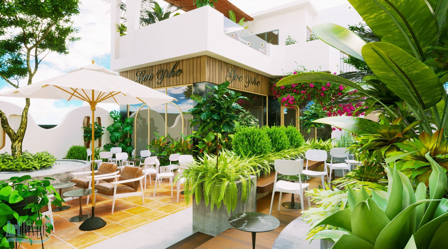 thiết kế quán cà phê