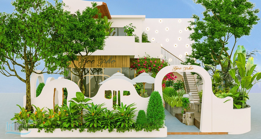 thiết kế quán cà phê