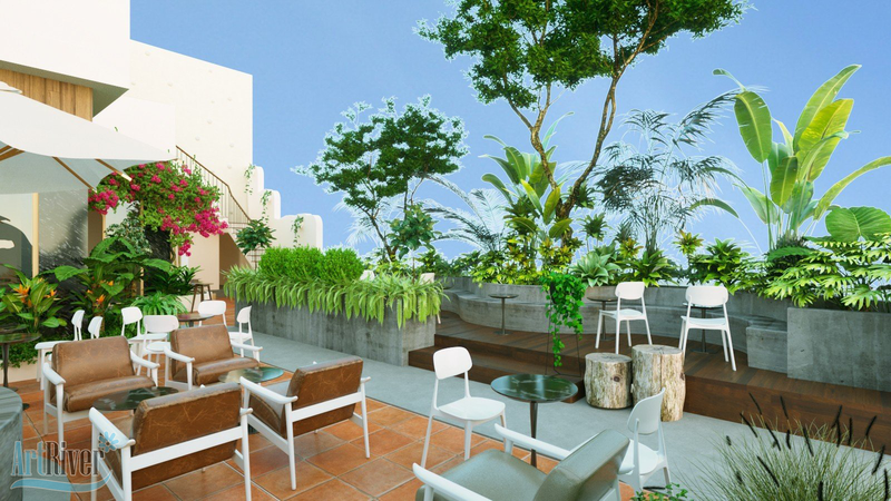 thiết kế quán cà phê