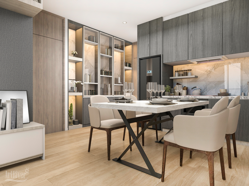 thiết kế nhà bếp