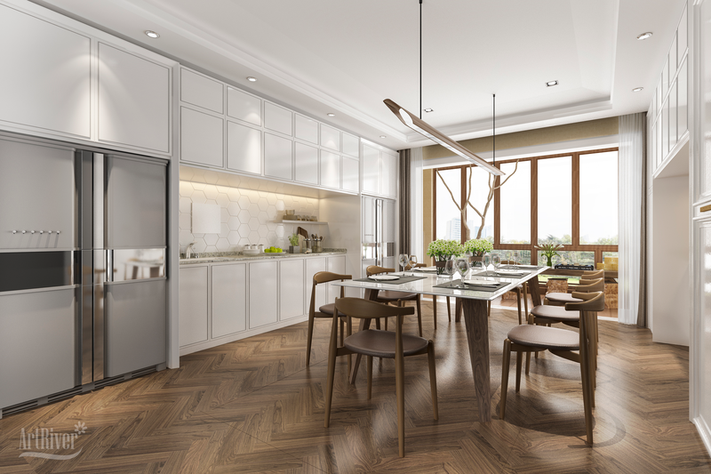 thiết kế nhà bếp