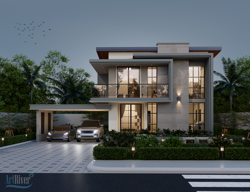 biệt thự hiện đại