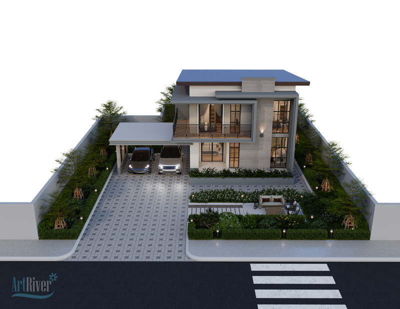 biệt thự hiện đại