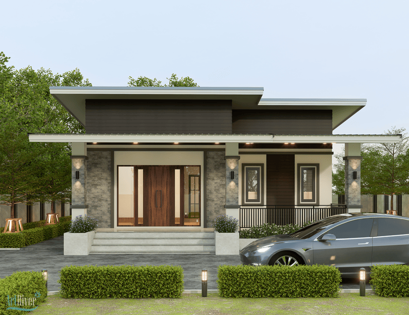 nhà vườn hiện đại