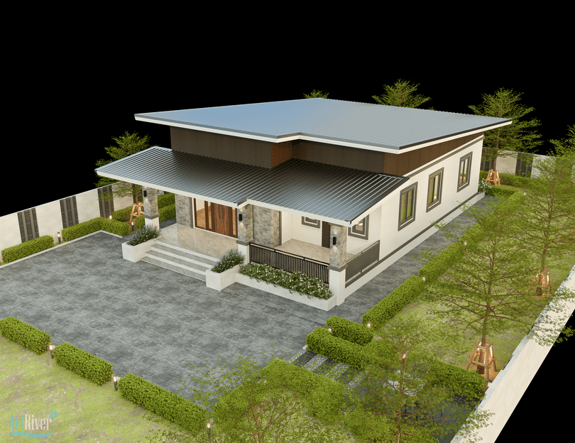 nhà vườn hiện đại