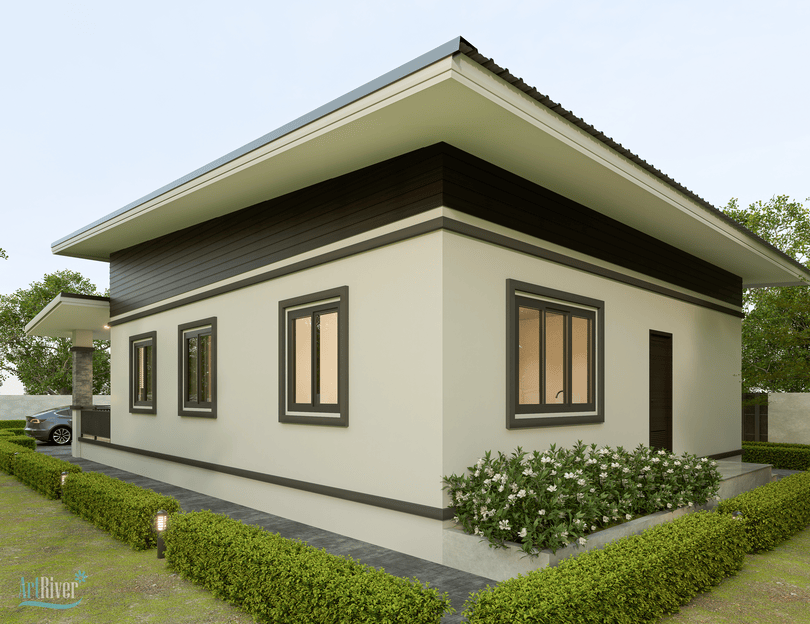 nhà vườn hiện đại