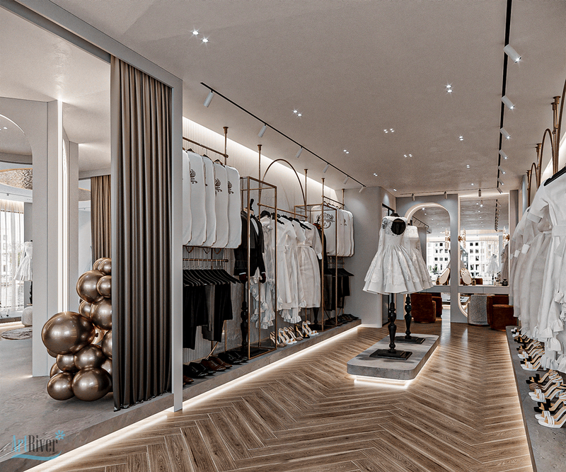 thiết kế shop áo cưới
