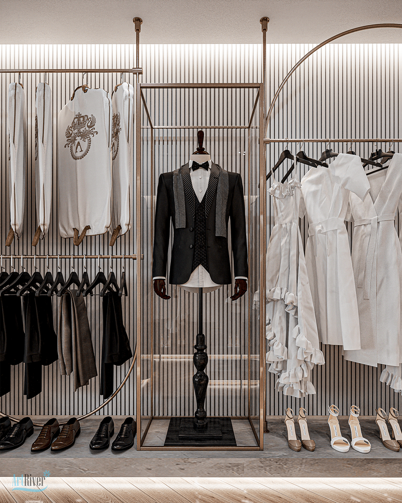thiết kế shop áo cưới