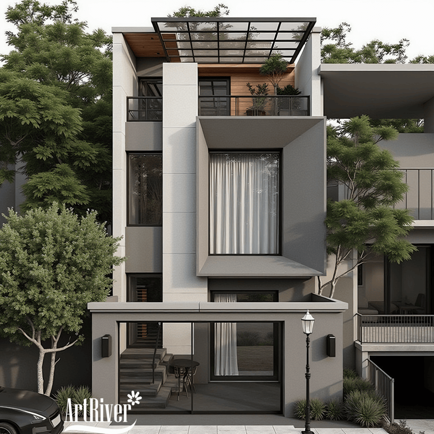 mẫu nhà 3 tầng