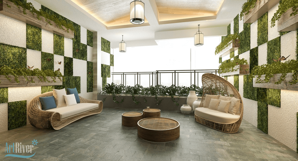 thiết kế sân thượng