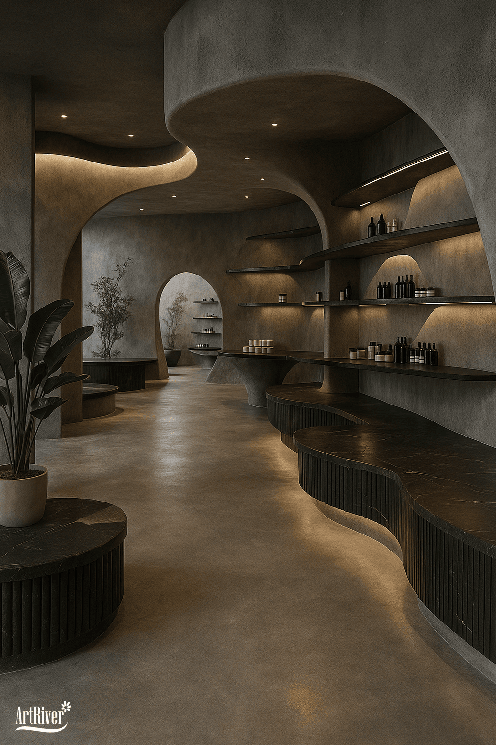 thiết kế nội thất cửa hàng thời trang