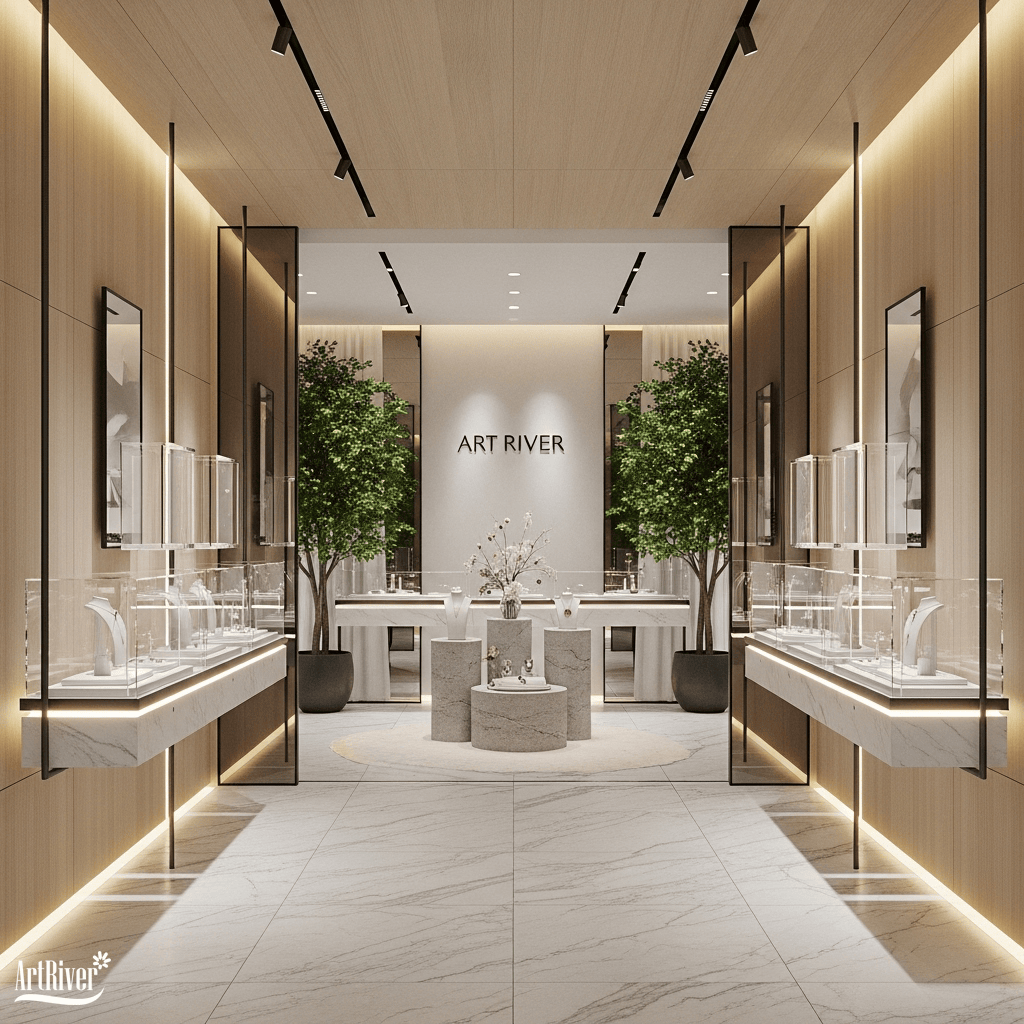 thiết kế nội thất cửa hàng thời trang