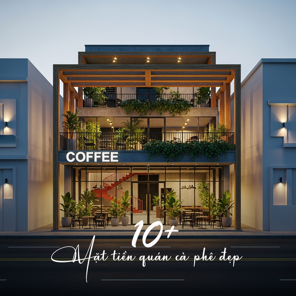 mặt tiền quán cà phê