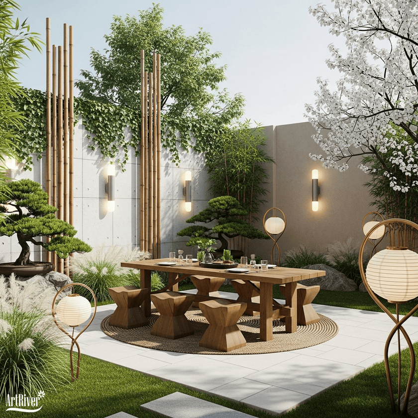 thiết kế tiểu cảnh sân vườn