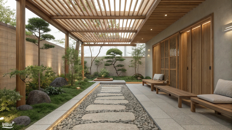 thiết kế tiểu cảnh sân vườn