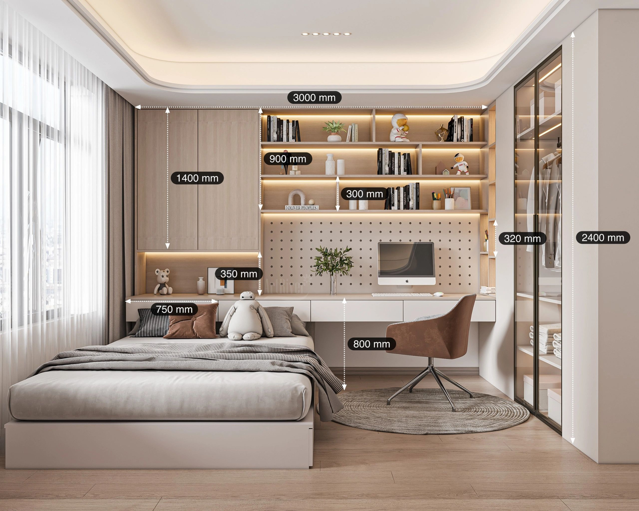 tỷ lệ thiết kế nội thất